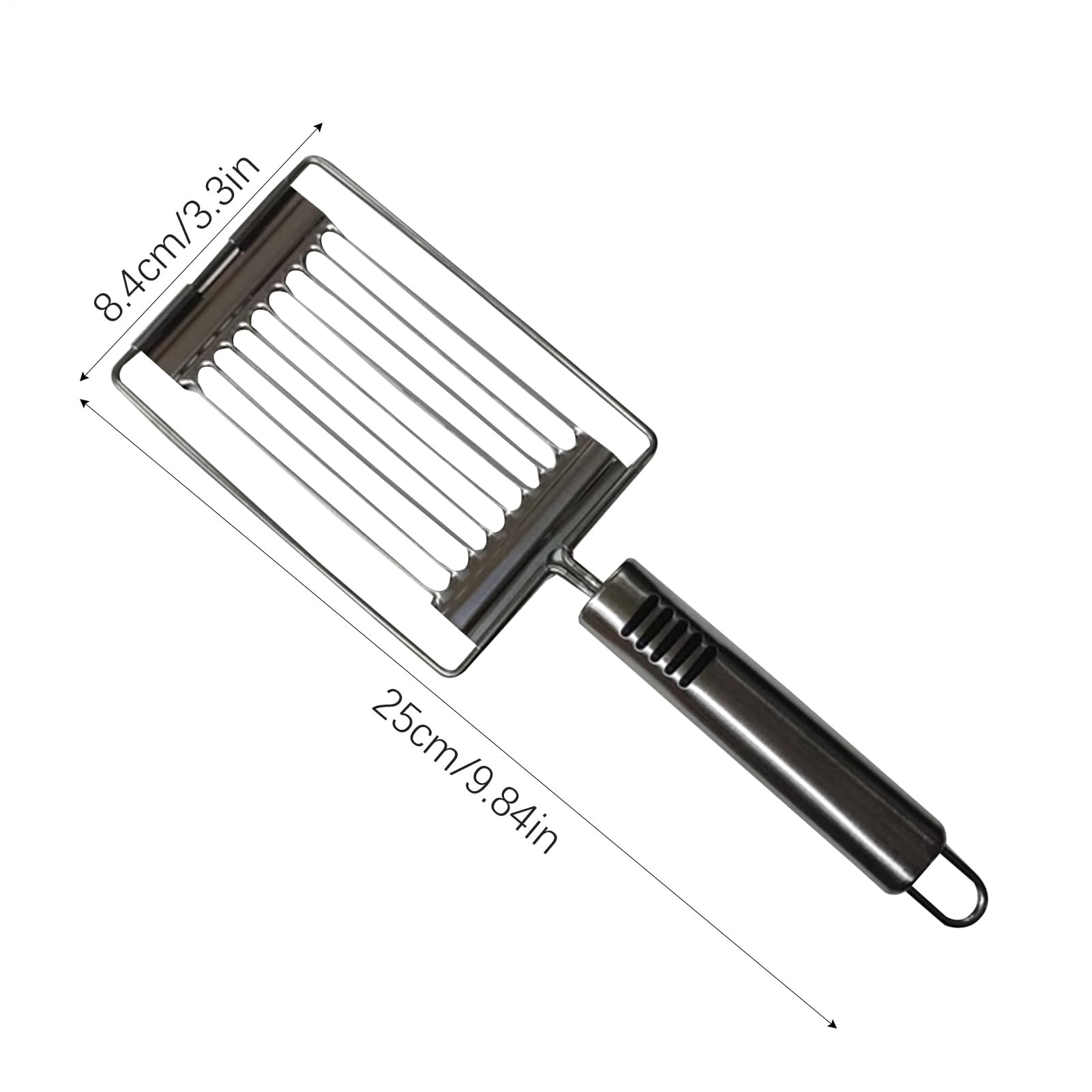 Tomatenklimaanlage, Hand Slicer Handheld Edelstahl gekochte Eierklimaaner