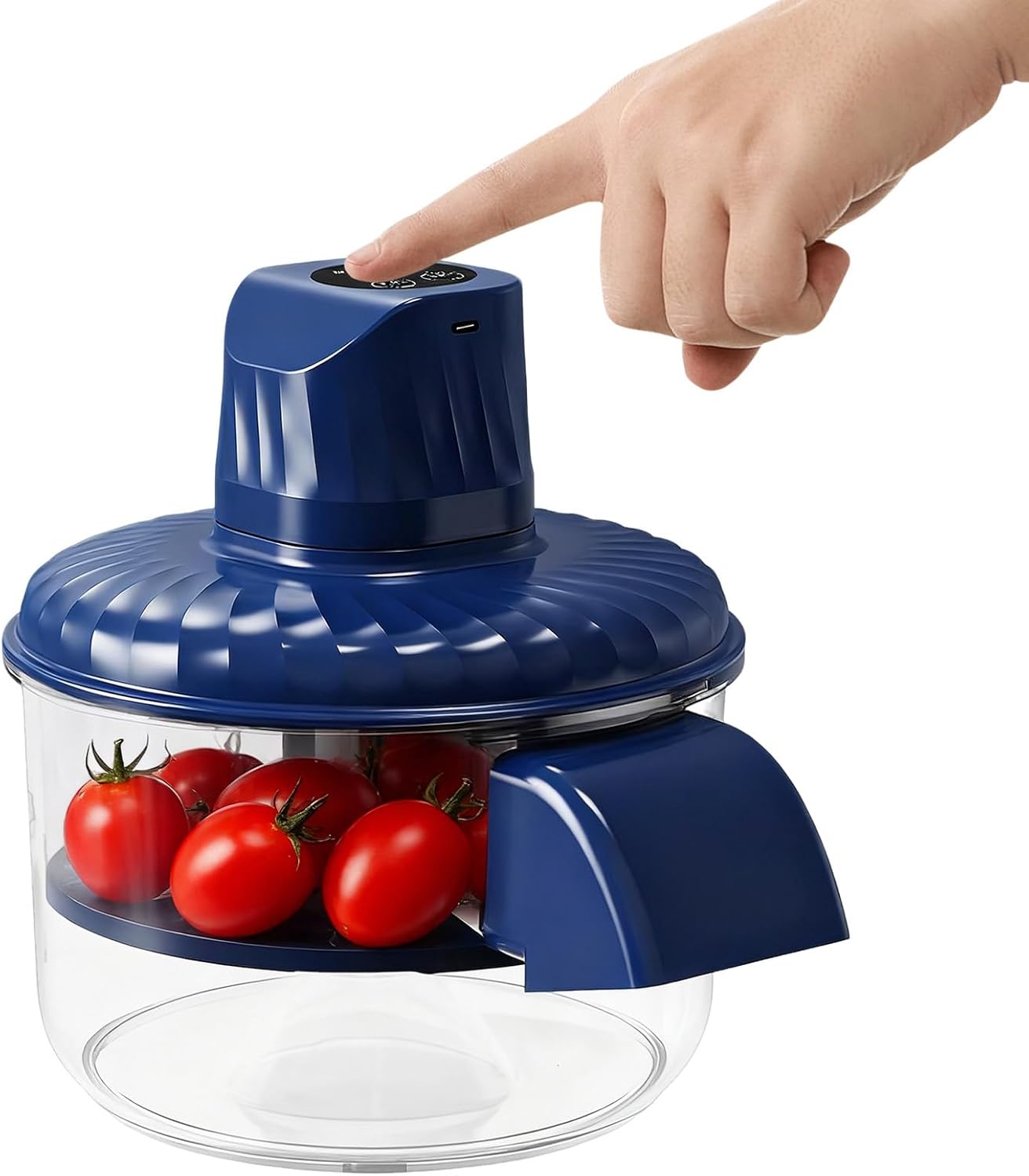 Automatic Peeling Machine – Wireless Kitchen Skin Remover, Large Capacity Garlic Peeler Device, Efficient Vegetable and Fruit Peeling Tool for Potato, Tomato, Grape, Pomegranate, Cactus