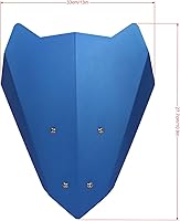 Vista 5 de Worldmotop - Parabrisas de motocicleta compatible con Yamaha MT07 MT 07 MT-07 2021 2022 PC parabrisas (B)