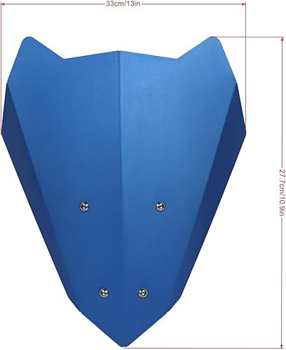 Miniatura 5 de Worldmotop - Parabrisas de motocicleta compatible con Yamaha MT07 MT 07 MT-07 2021 2022 PC parabrisas (B)