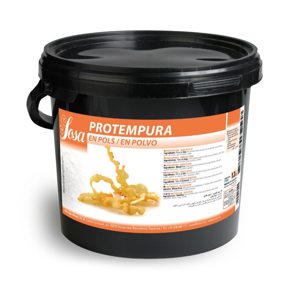 SOSA Protempura Preparado Cobertura Ligera Cubo 1.3 kgs Uso Profesional