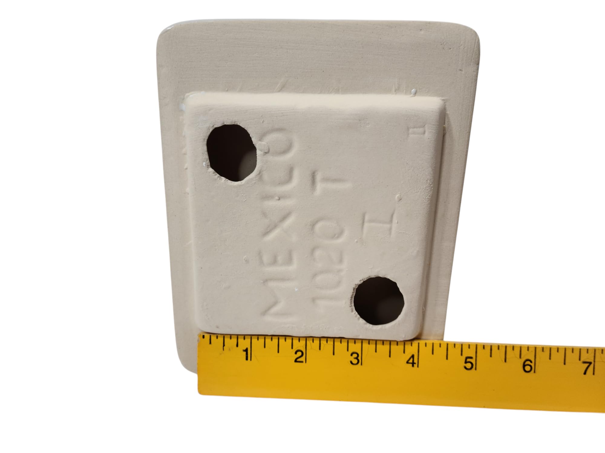 DALTILE Snow White Ceramic TP Toilet Paper Holder Wall Mount Thinset Installation Vintage Mid Century Modern Retro, BA1020T — Amazon image 7