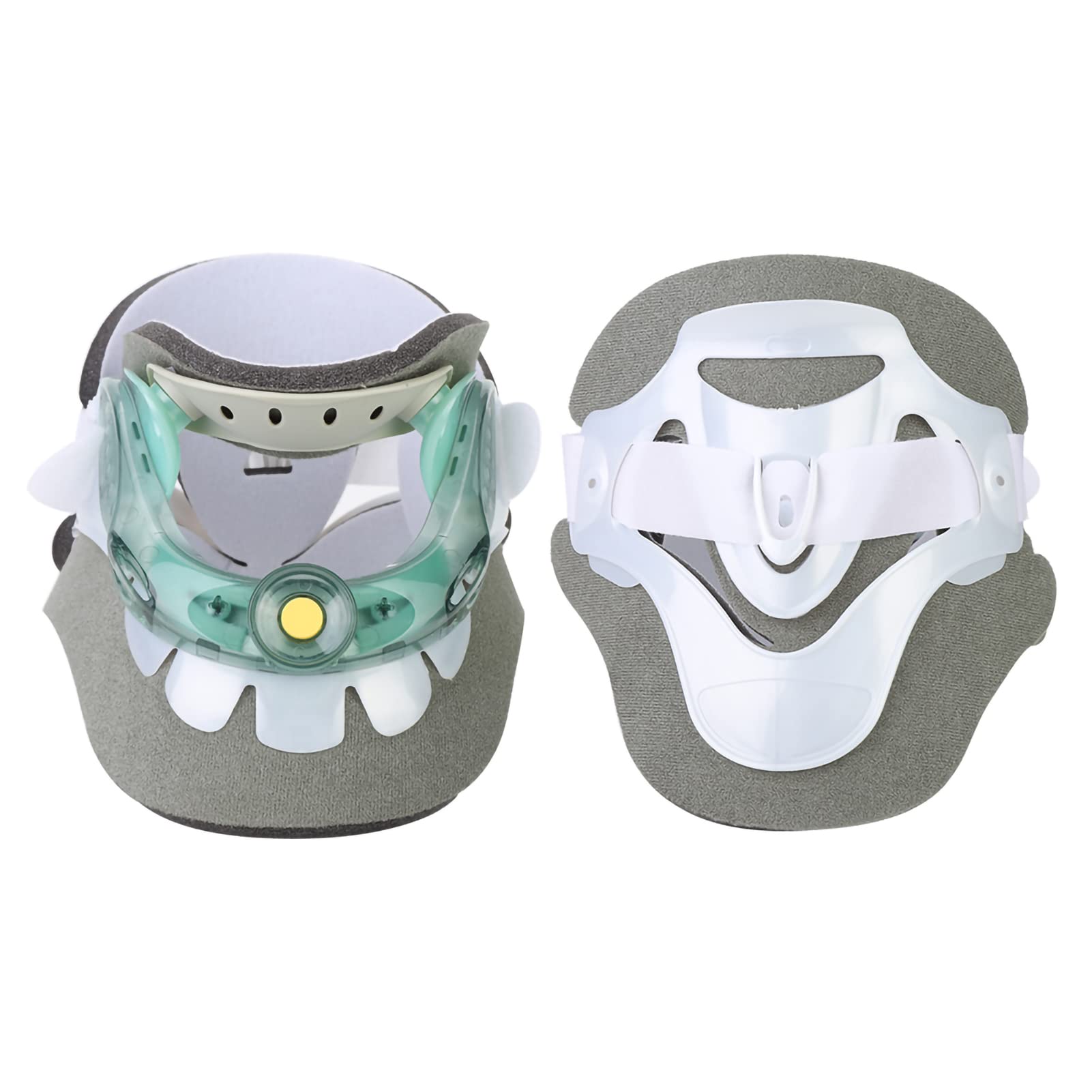 Collare Cervicale, Dispositivo di Trazione Cervicale Regolabile Neck Corrector Strumento per Recuperare la Cura del Collo del Collare Rivivere il Dolore al Collo