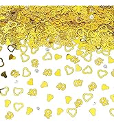 GoldRock Herzen Konfetti 40 Geburtstag Männer Frauen Deko Gold, 30g Streudeko 40.Geburtstag Fraue...