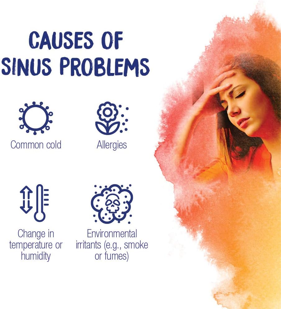 Boiron Sinuscalm Sinus Relief Medicine, Tablets for Runny Nose, Congestion, Sinus Pressure, Headache, Non-Drowsy, 120 Tablets, Twin Pack : Health & Household