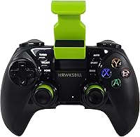 Vista 5 de Hawksbill Wireless Gamepad Controller for iOS iPhone Android - Bluetooth with L3 R3 Buttons Long Battery Life Improved 8 Way D-Pad Dual Vibration