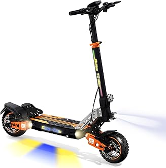Electric Scooter Adults, 1000W Motor, 28 Mph Top Speed, 31 Miles Max Range, 48V/15.6AH Battery, Dual Suspension Braking System e-Scooter with 10" Off-Road Tires for Adults & Teens