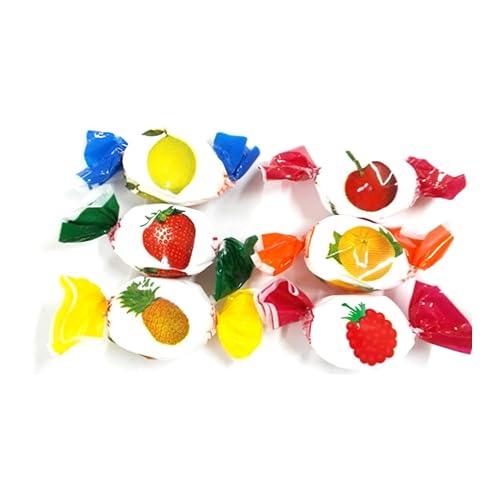 Miniatura 4 de A Great Surprise Caramelos duros rellenos de frutas surtidos  4 libras  Caramelos duros a granel  Envueltos individualmente  Bons de oficina para