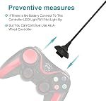 Xbox 360 Controller Charging Cable - Replacement for Microsoft Xbox 360 Slim Wireless Gaming Controllers Charger
