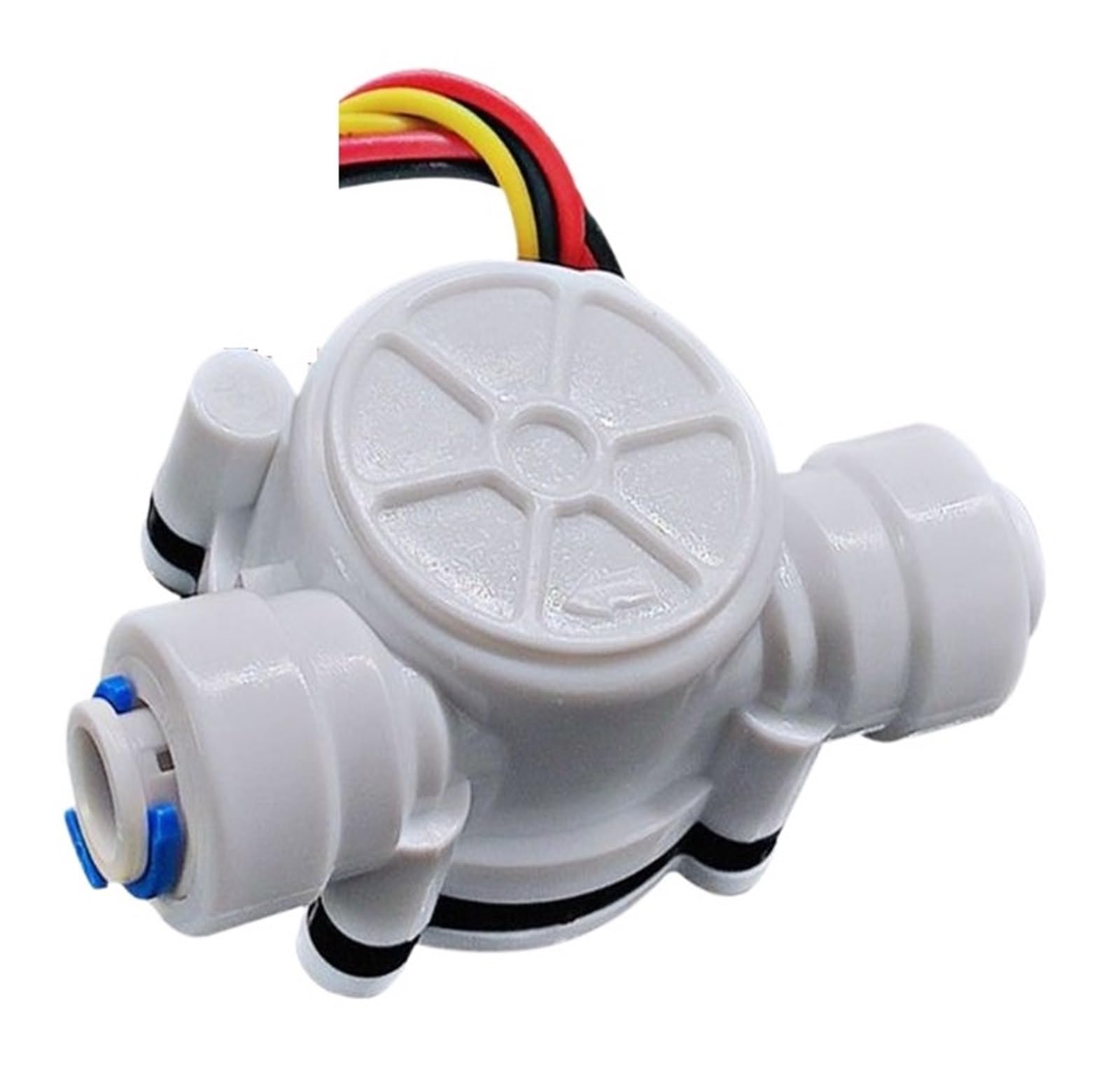 Sensor de Flujo de Agua Medidor de Flujo Hall de tubería de PE de 2 Puntos G1/4