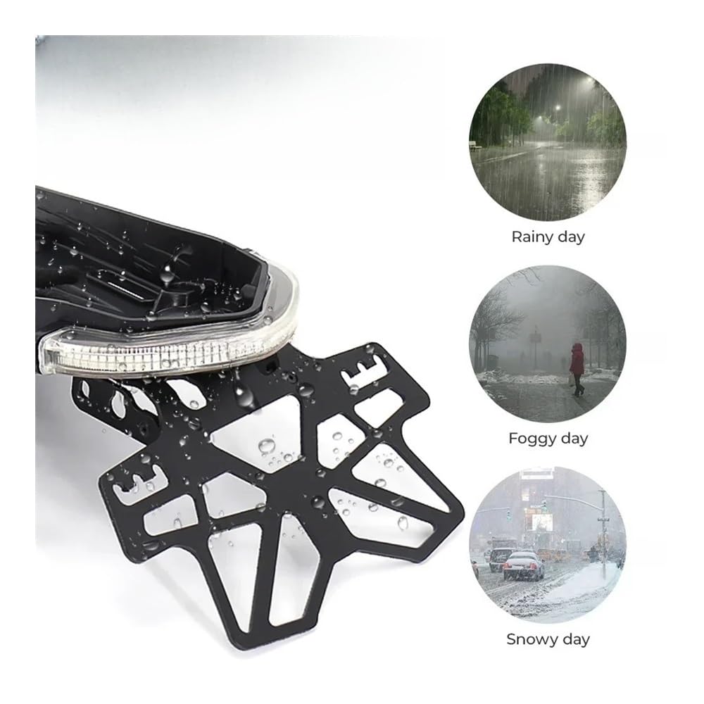 Stop Luce Posteriore Moto Luci Posteriori per Moto, Luce Freno A LED, Luce Posteriore, Indicatore di Direzione, Lampeggiante per R Nine T, per Scrambler R9T