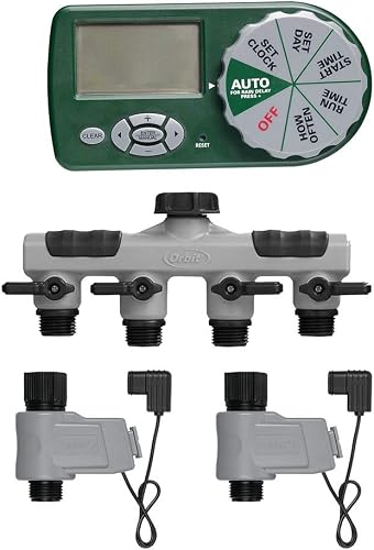 2-Zone Automatic Yard Watering System with Hose Timer - 58911
