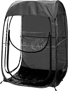 Portable Pop Up Sports Tent for 1 Person, Compact Weather Protection Canopy with Carry Bag, Easy Setup, Instant Shelter for Outdoor Events, Fishing and Camping