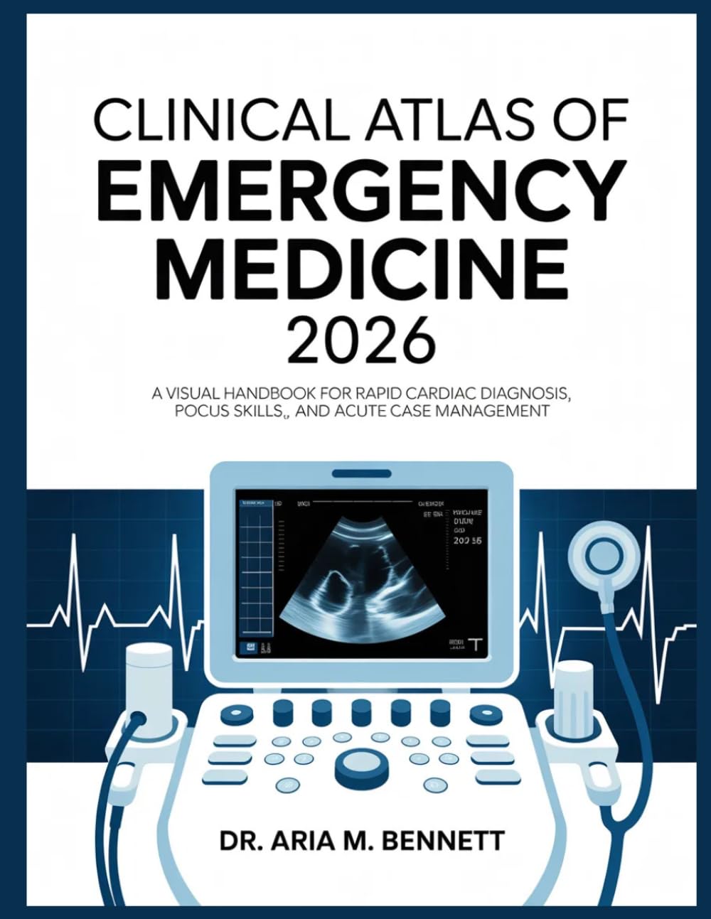 CLINICAL ATLAS OF EMERGENCY MEDICINE 2026: A Visual Handbook for Rapid Cardiac Diagnosis, POCUS Skills, and Acute Case Management