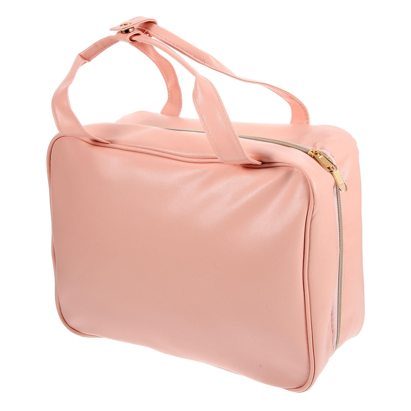 PACKOVE Neceser de Viaje Colgante Múltiples Compartimentos Bolsa de Cosméticos para Mujer de PU Gran Capacidad y Asa, Adecuado para Viaje y Uso Exterior