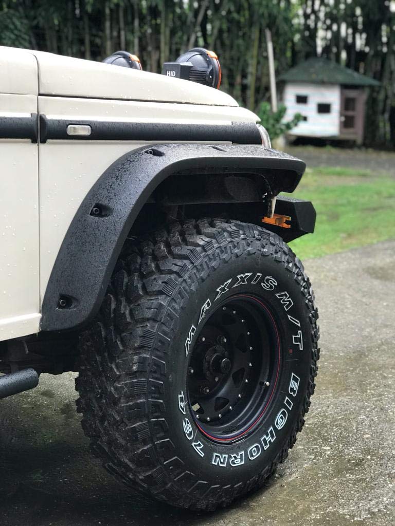 THE ADVENTURE GARAGE Mahindra Bolero 6 Inch Lnkey Bolt Fender Flares (Set of 4 Pcs) Amazon.in