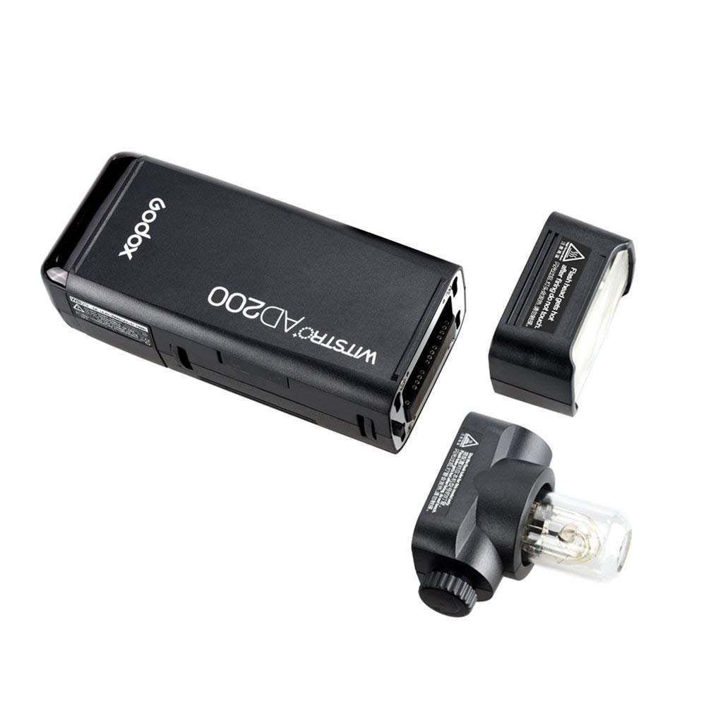 Godox AD200① Amazon.com : Godox AD200 TTL Flash Strobe, 200Ws 2.4G 1/8000
