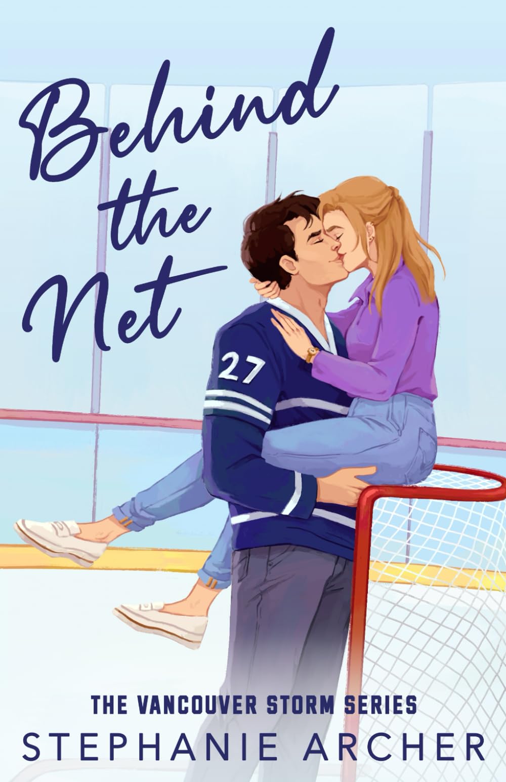 Behind the Net: A Grumpy Sunshine Hockey Romance