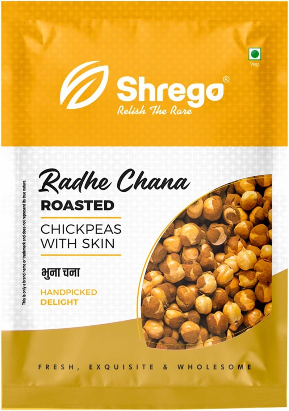 Radhe Roasted Chana, Bhuna Chana (Desi Chickpeas) 360G