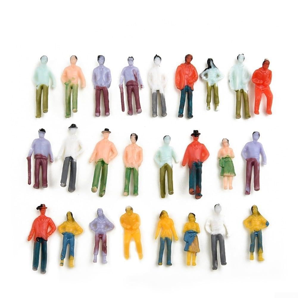 1:75 Modellpersonen 100 für stk Bemalte Figuren Mix 1:75 Modellpersonen(25Pcs)