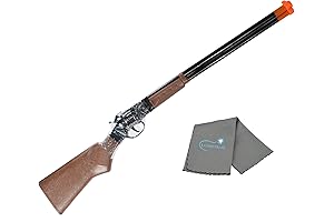 Texas Ranger Rifle Toy Costume Prop Ranger EST 1936 with Lumintrail Cloth