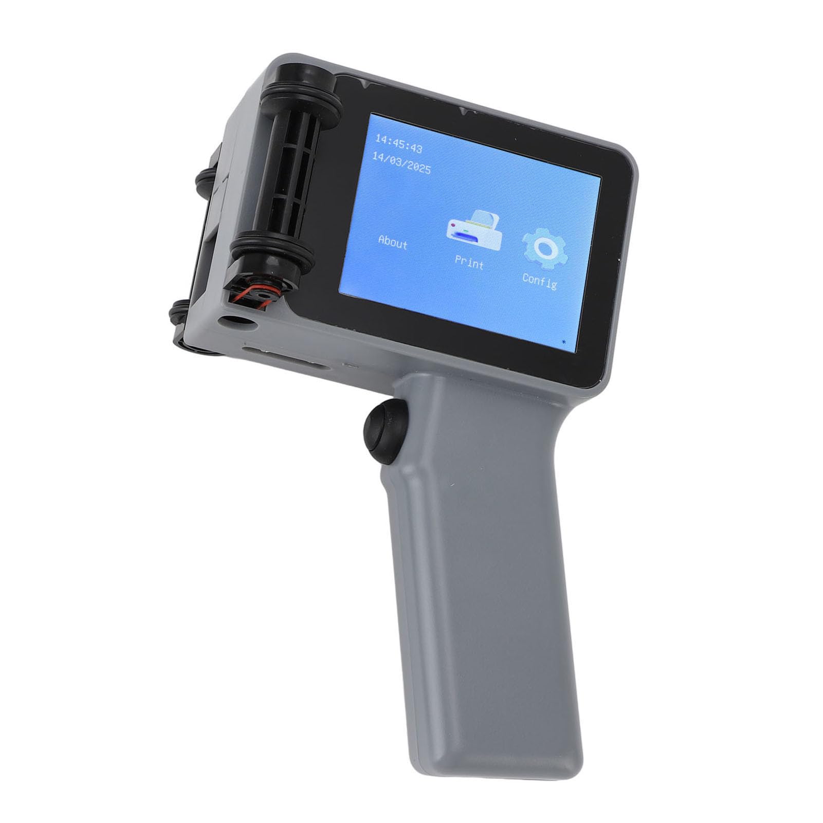 FTVOGUE Mini Impresora de Tinta Impresora Handheld Inkjet Pistón Portable HD LED 4.3 Pulgadas Táctil para Código de Barras