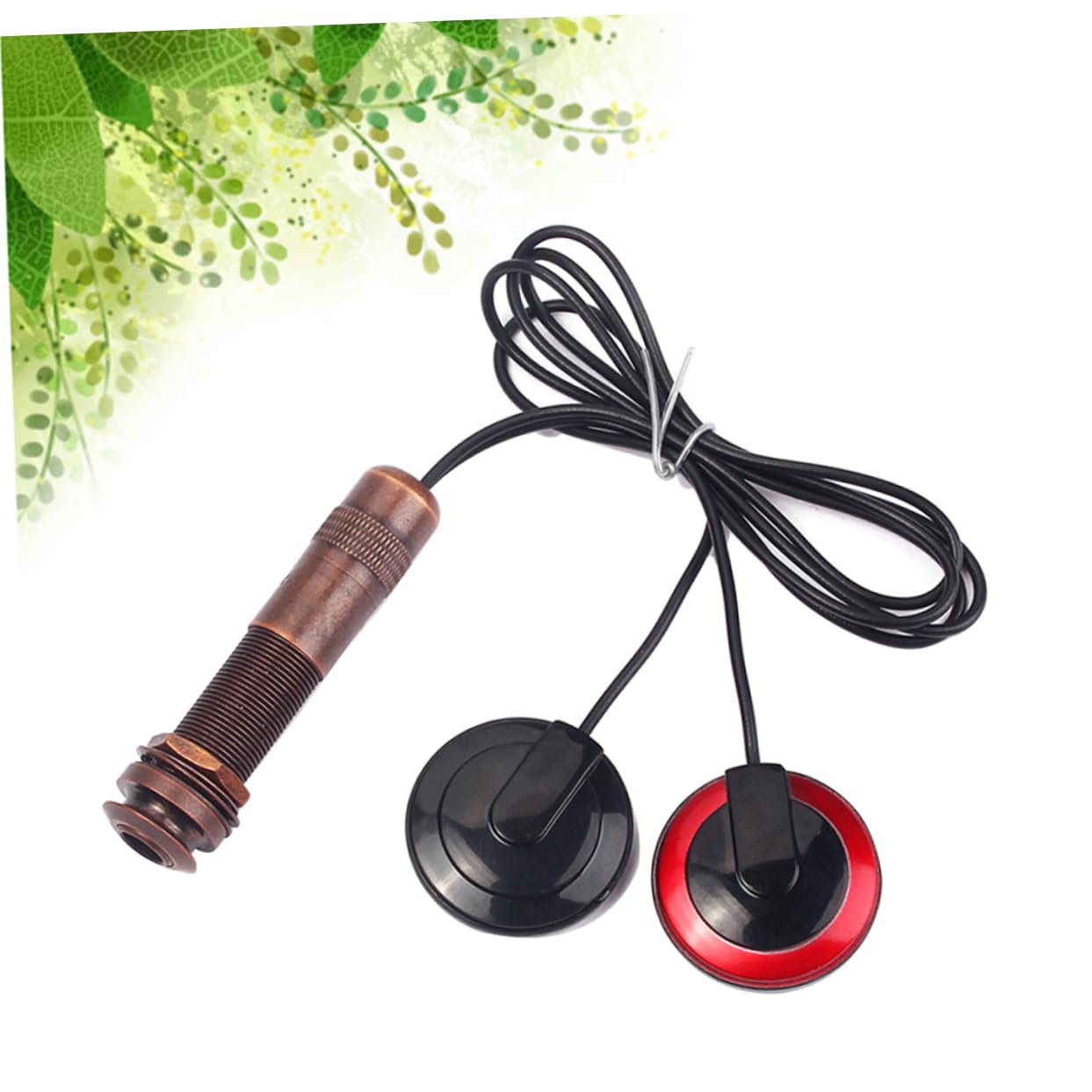 Yardwe Mandolin Pickup Transducer with Endpin Jack System for Amplifying Mandolin Guitar Banjo Violin Ukulele Cello Reduces External Sound Interference