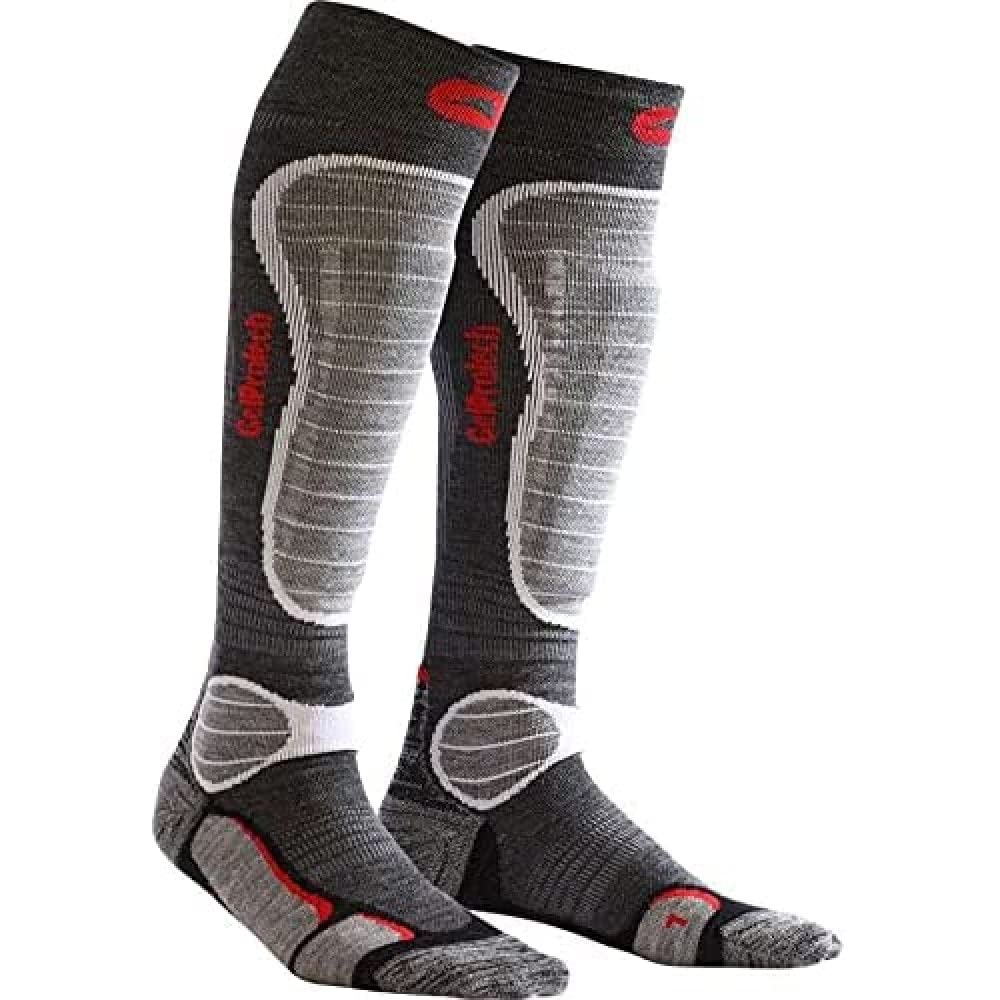 Monnet Unisex Gris Pack Gelprotech Ski Laine Socks, 4546