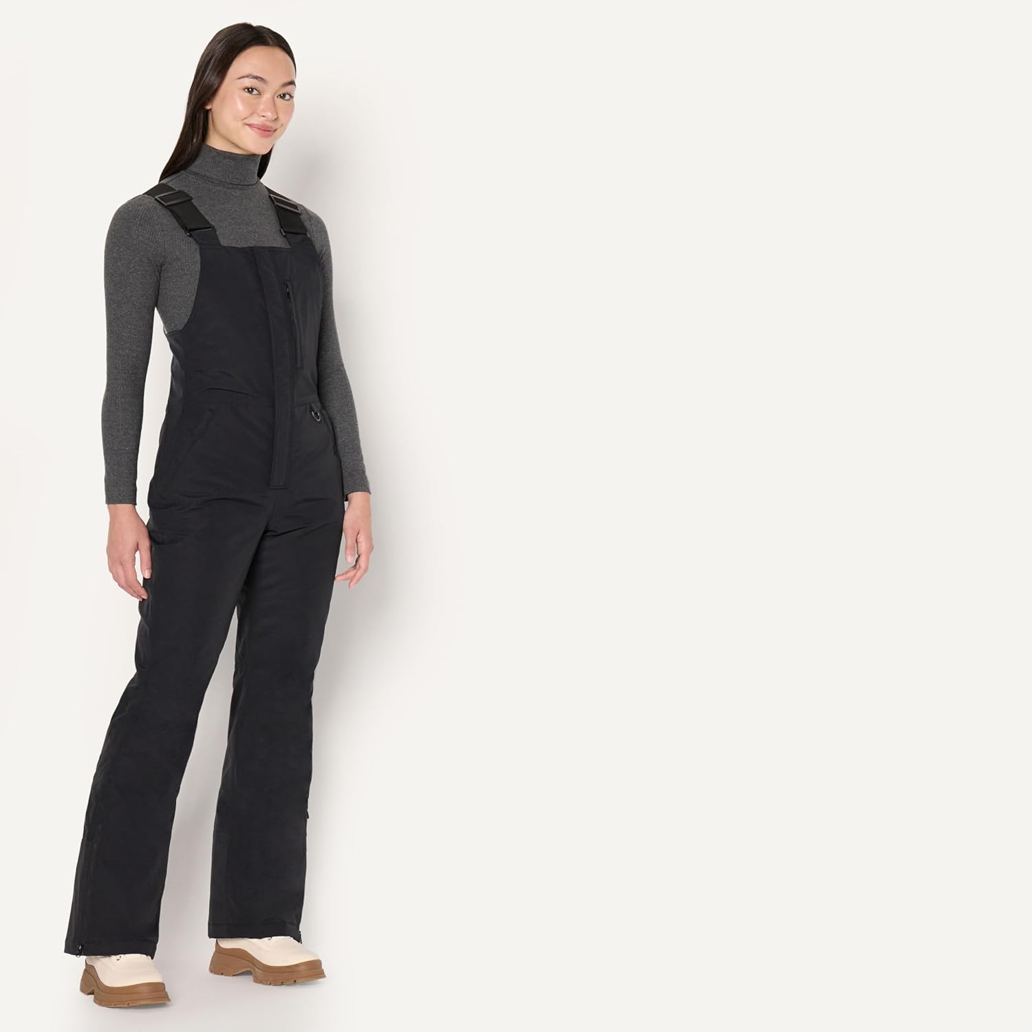 Amazon Essentials Women's Women's Regular-Fit Water-Resistant Insulated Ski Bib - Image 2