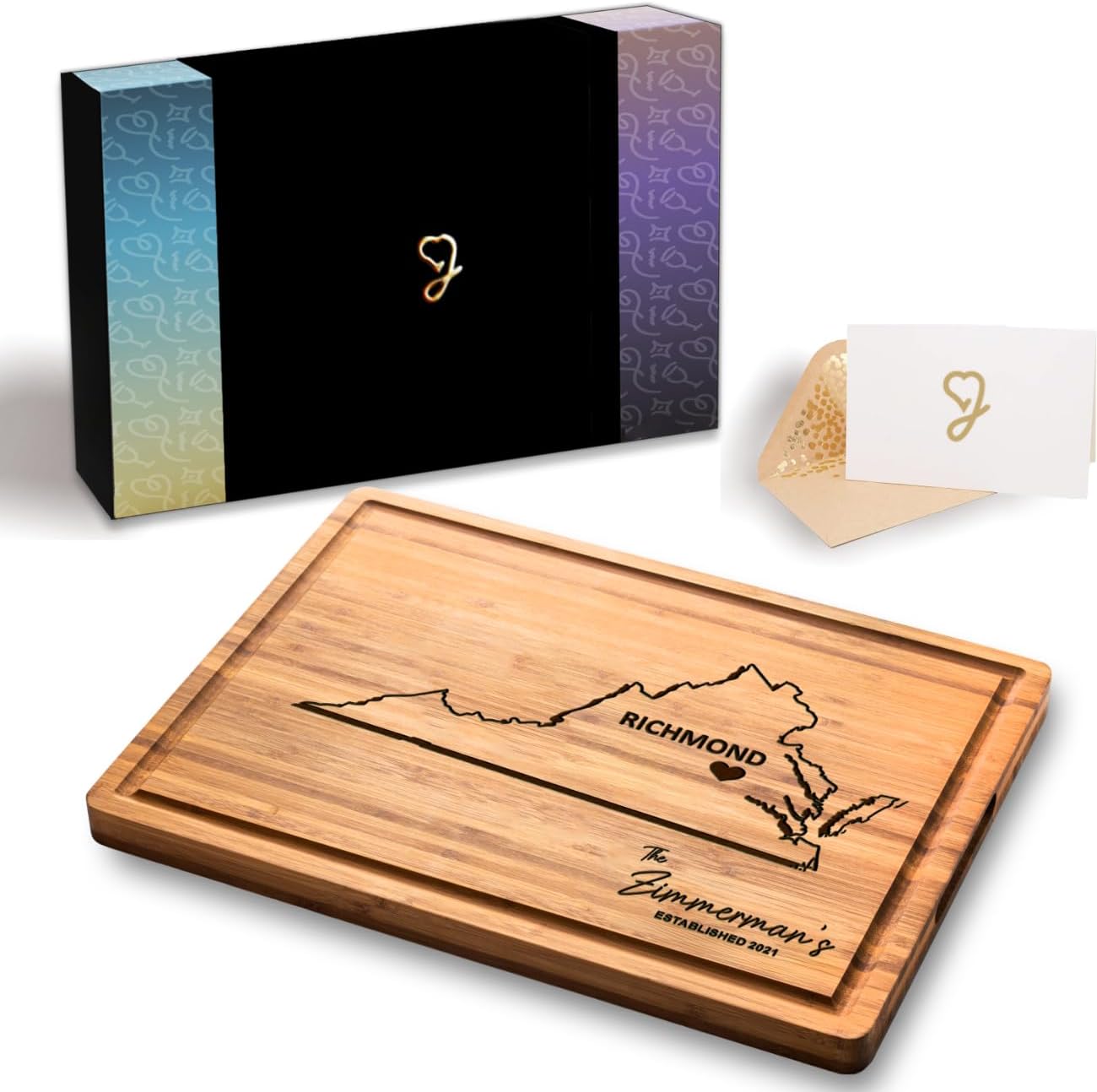 Virginia Cutting Board, Personalized Wooden States Decor, Bamboo Destination Souvenirs, State Shaped Famiy Long Distance Gifts, Virginia Beach Gifts