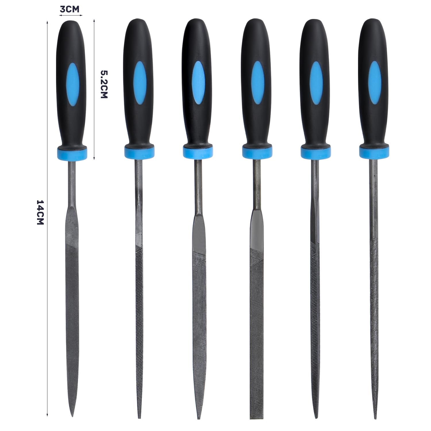 28-teiliges Feilen Set – Kleine Stahlnadelfeilen  Produktbild-Vorschau 3