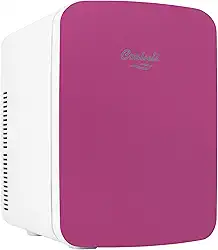 Cooluli Mini geladeira de 15 L para quarto - carro, mesa de escritório e dormitório universitário - Cooler e aquecedor portátil de 12 V para alimentos, bebidas, cuidados com a pele, beleza e maquiagem