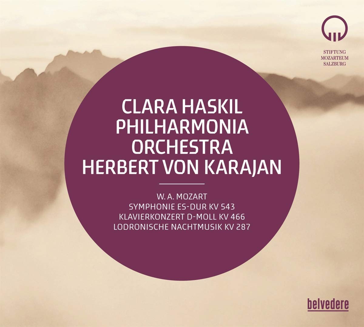 Wolfgang Amadeus Mozart: Clara Haskil, Herbert v Karajan