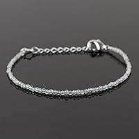 Vista 2 de Natural Labradorite Gemstone Beads Bracelet for Women, Crystal Gems Healing Bracelets, Chakra Stone Bead Bracelets, Yoga Stone Beads Bracelets