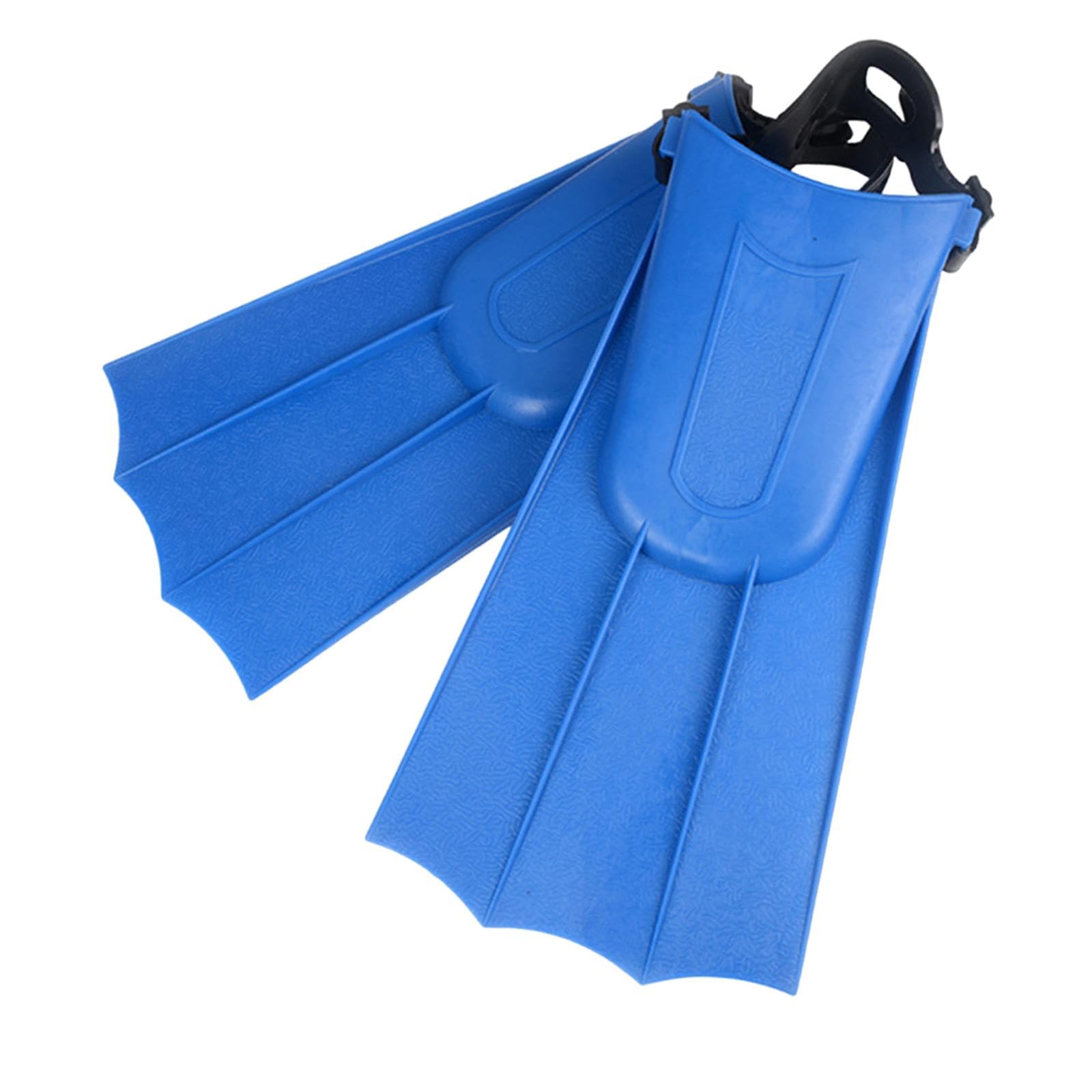 BNF®Diving Fins Snorkeling Supplies Adjustable Snorkeling Fins for Professionals Blue 25 to 30|Sporting Goods|Water Sports|Fins, Footwear & Gloves |Package Includes:1 Pair of Flippers-image-1