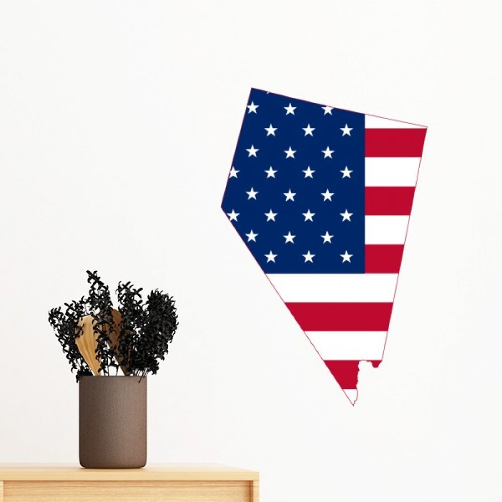 Autocollant Mural Nevada USA de 35cm : Papier Peint Amovible et Stickers Bricolage