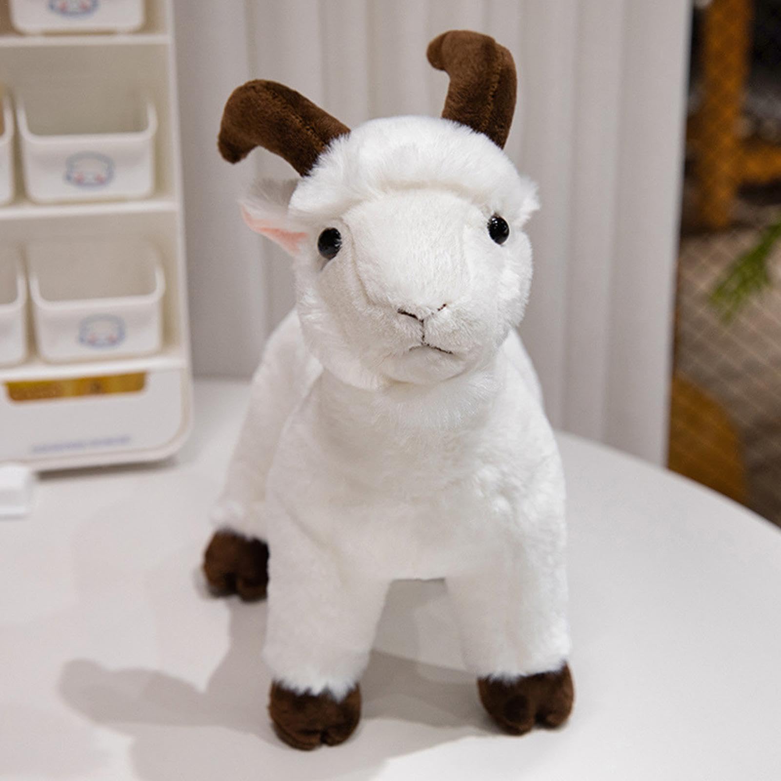 Amazon.co.jp: ヤギのぬいぐるみ - シロイワヤギのぬいぐるみ |ヤギの