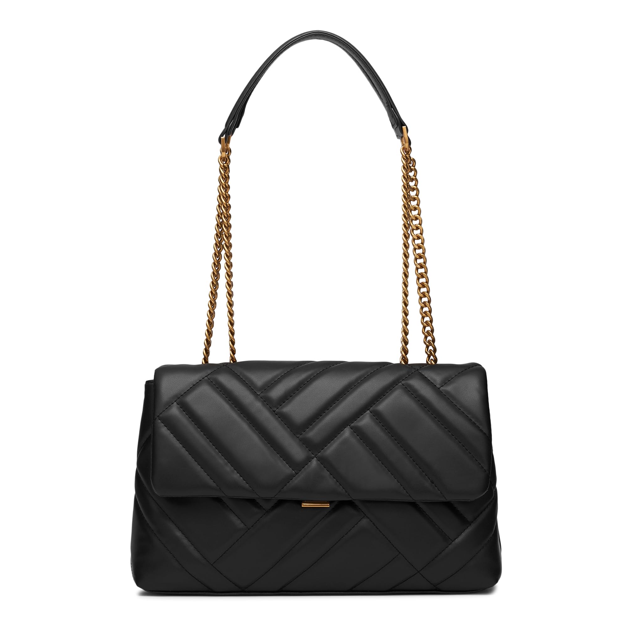 Miraggio Alicia Quilted Shoulder Bag for Women with Convertible Sling/Crossbody Strap (Black) (B0CM36WG7G) Amazon Price History, Amazon Price Tracker