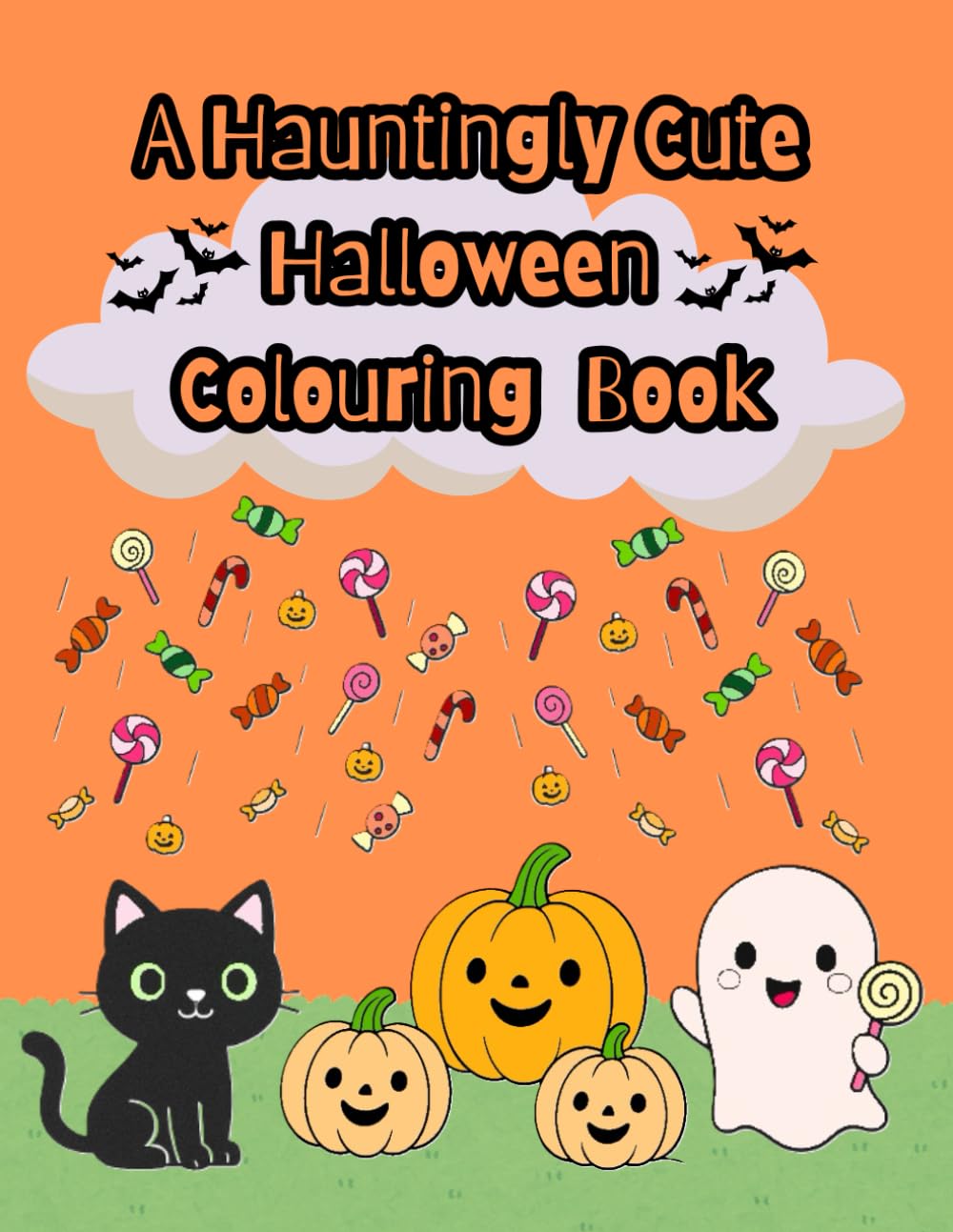 A Hauntingly Cute Halloween Colouring Book
