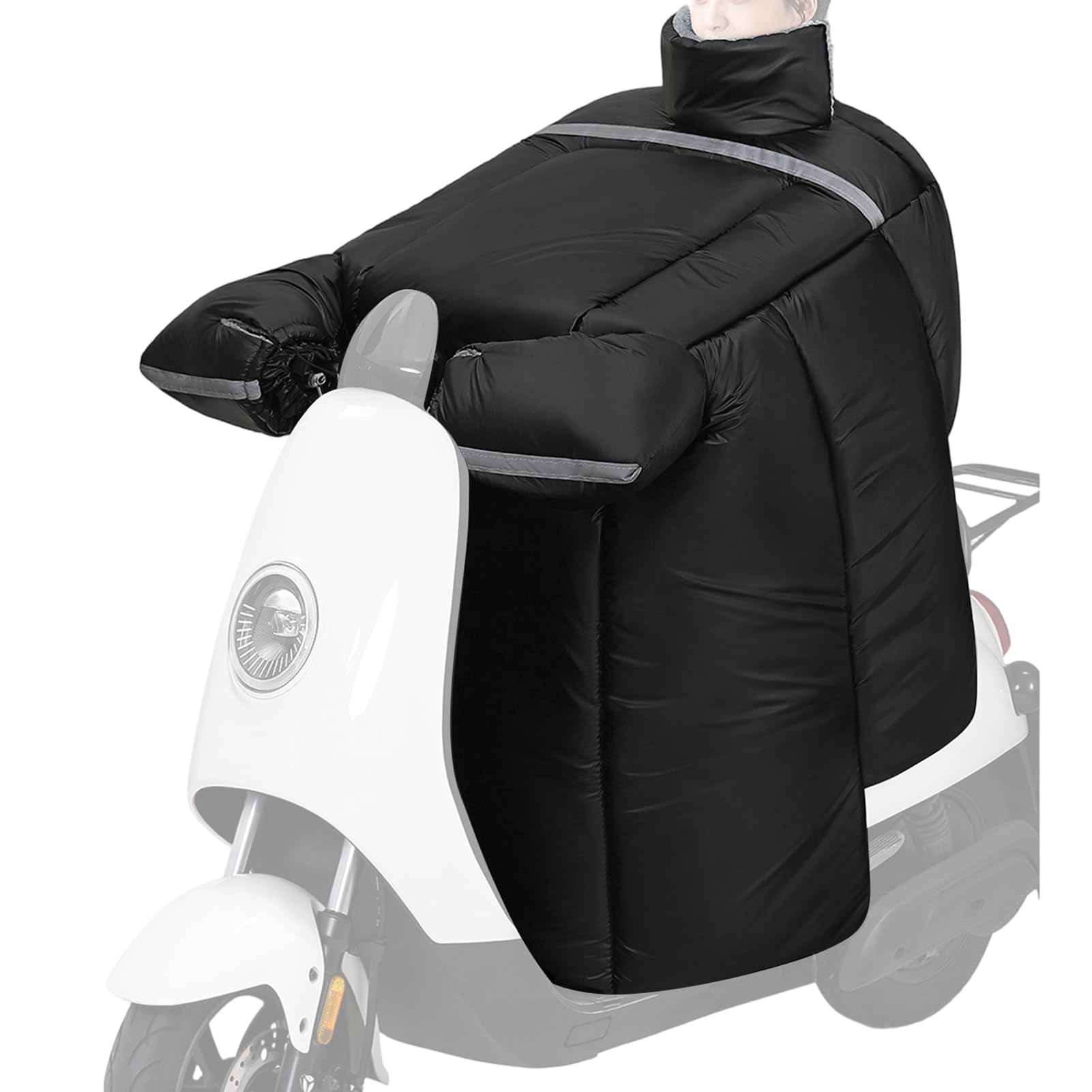 Protège-Jambes Moto Imperméable Épais Et Matelassé