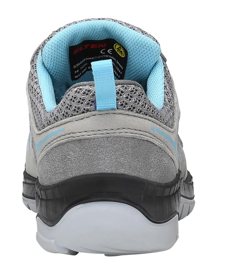 ELTEN Melli Grey Low ESD S1P | Sicherheitsschuhe für Damen & Herren, Stahlkappe, leicht, atmungsaktiv