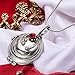 PRINCESS CUTENESS STORE Elena Gilbert Vampire Vervain Locket Silver Tone Opening Pendant Necklace
