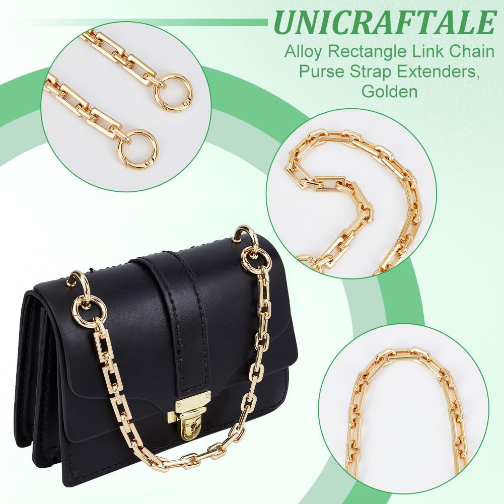 Prolunga Per Tracolla Borse A Catena Dorata - Accessorio In Lega Con Fibbie A Scatto Per Borse - Foto 11