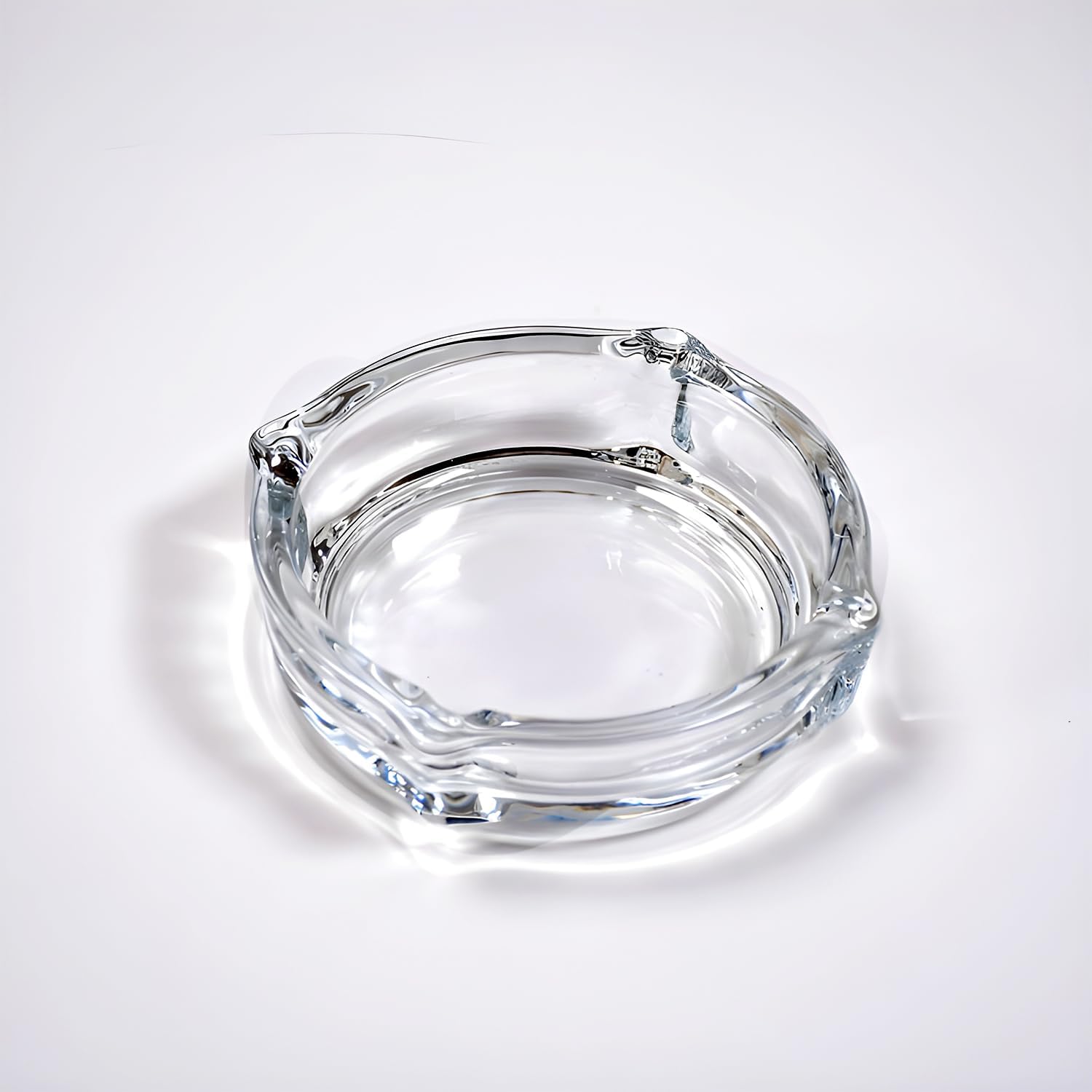 Clear Glass Ashtrays, Round Ash Trays for Ashtray Gift (1)-image-4
