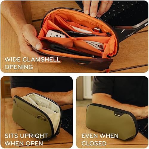 Miniatura 2 de Peak Design Pequeña bolsa tecnológica, océano, organizador de artículos electrónicos para viajes o transporte diario, almacenamiento estilo origami,