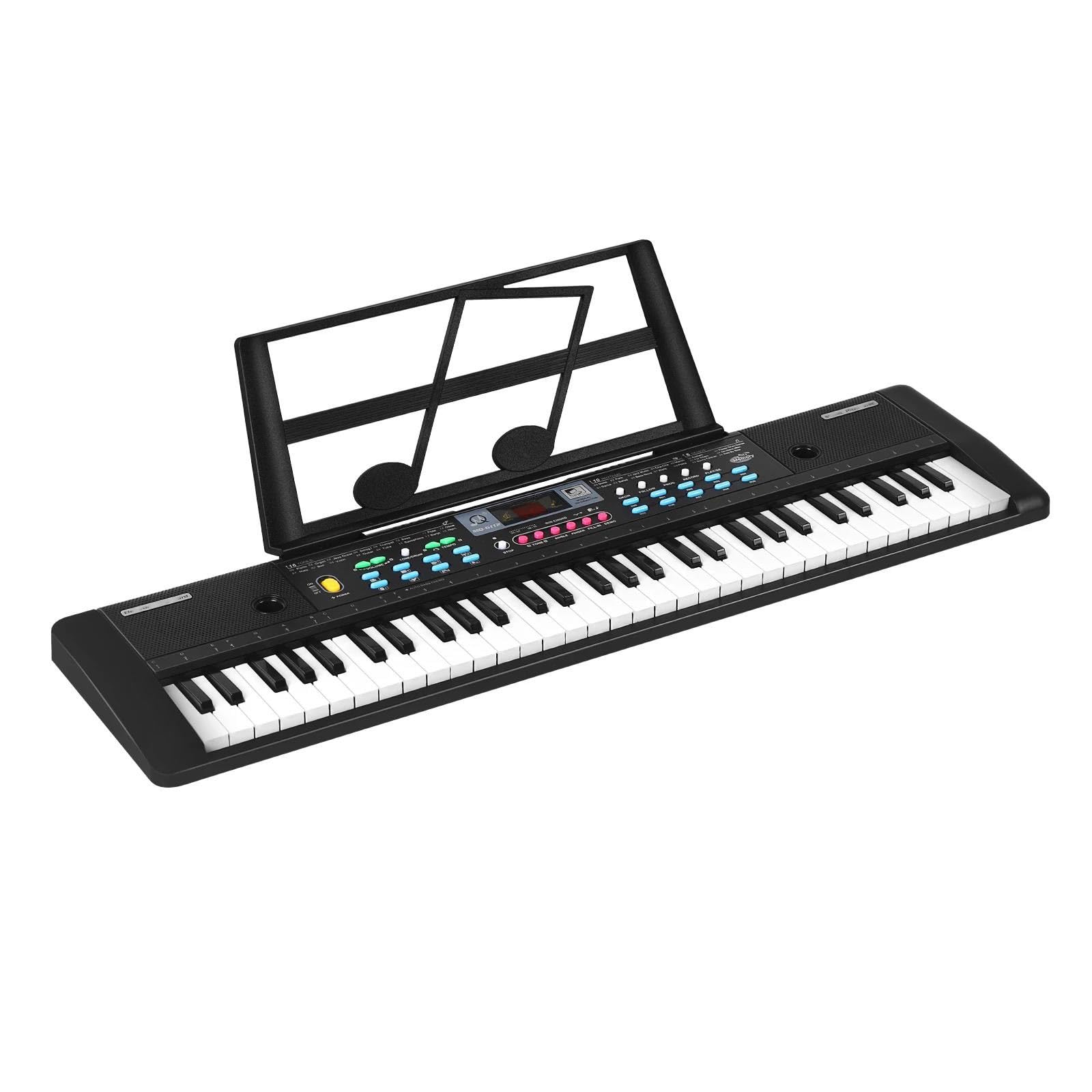 Elektroniczny Instrument Fortepianowy 61 Klawiszowa Wielofunkcyjna Klawiatura Elektroniczna Do Fortepianu Z Wbudowanym Mikrofonem