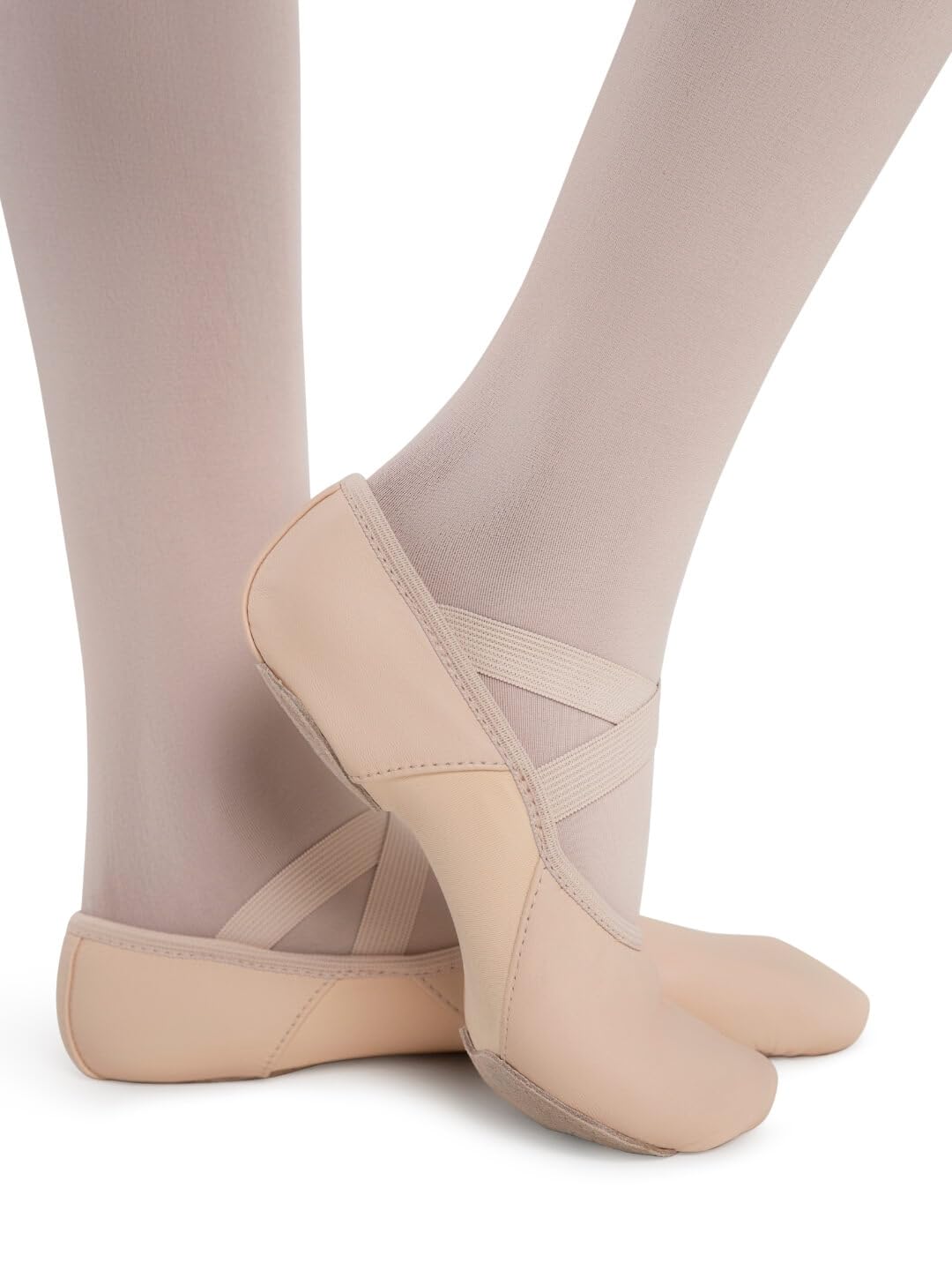 Zapatillas de ballet Capezio Hanami de piel de alta calidad con ajuste anatómico infantil 5