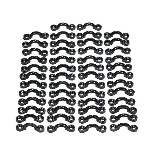 Clipes de caiaque, Andoer 50 peças de nylon caiaque barco ocular almofadas de amarração olhos canoa