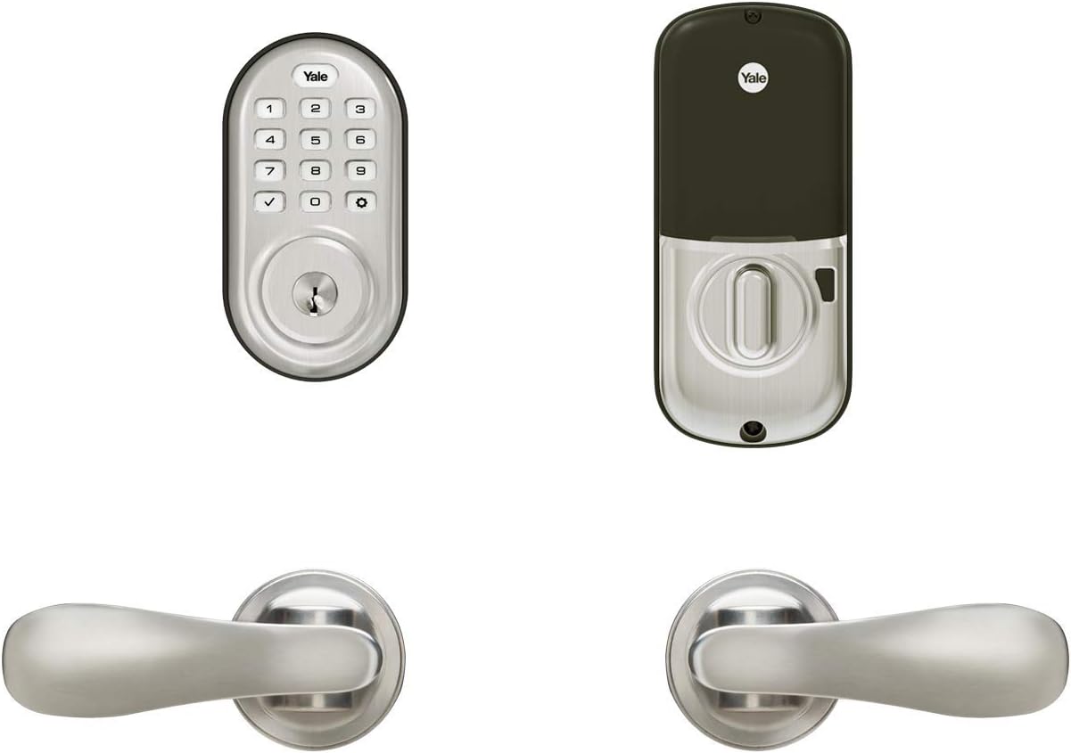 Get Special Price Yale Security B-YRD216-ZW-NV-619 Yale Assure Lock Z-Wave with Navis Paddle-Works with Ring Alarm, Smartthings, and Wink Smart Keypad Deadbolt with Matching Lever, Satin Nickel One-Day Sale: Up to 80% Off Yale Security B-YRD216-ZW-NV-619 Yale Assure Lock Z-Wave with Navis Paddle-Works with Ring Alarm, Smartthings, and Wink Smart Keypad Deadbolt with Matching Lever, Satin Nickel