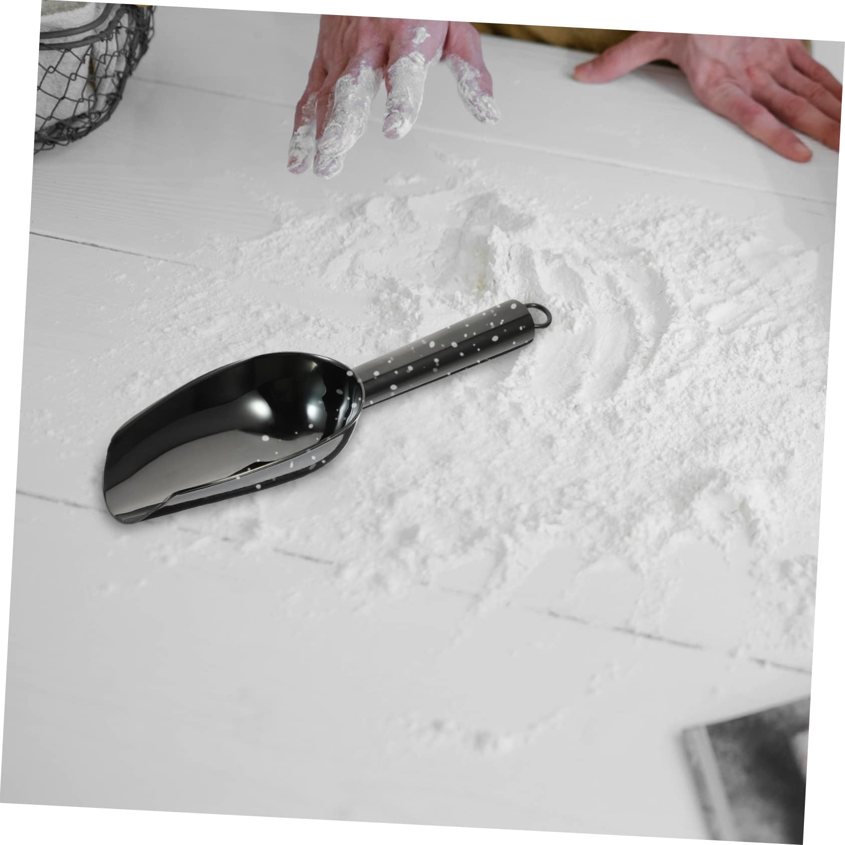 Cabilock 1 Set Multifunctional Ice Shovel and Clip Stainless Steel Ice Cube Tongs for Serving Food Kitchen Gadgets Compact Design for Shovel Clips